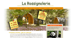 Desktop Screenshot of larossignolerie.com