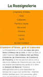 Mobile Screenshot of larossignolerie.com