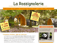 Tablet Screenshot of larossignolerie.com